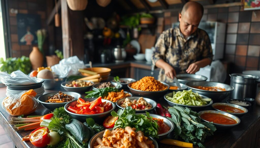 Cara membuat makanan tradisional Indonesia