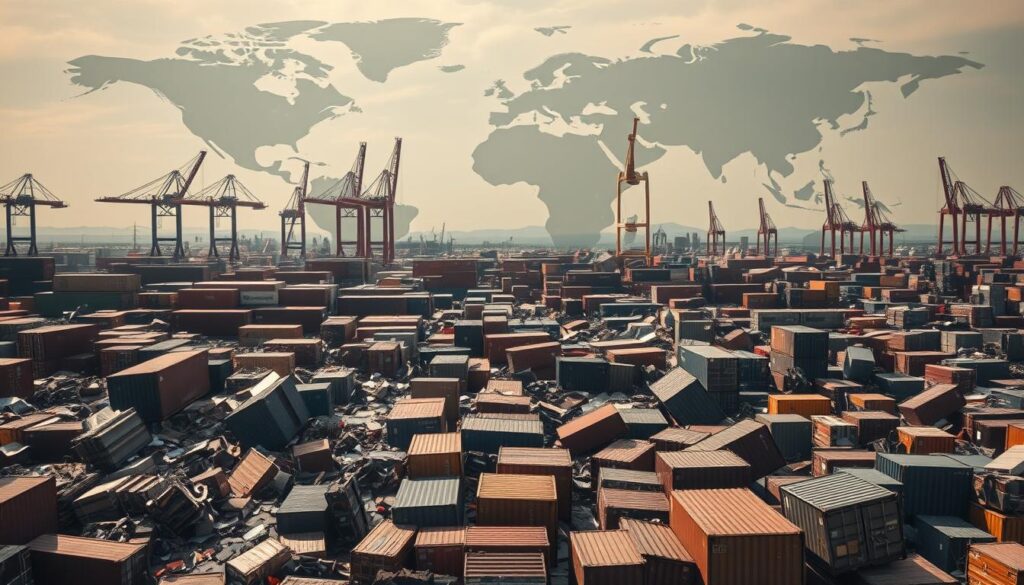 dampak perang dagang pada rantai pasokan global